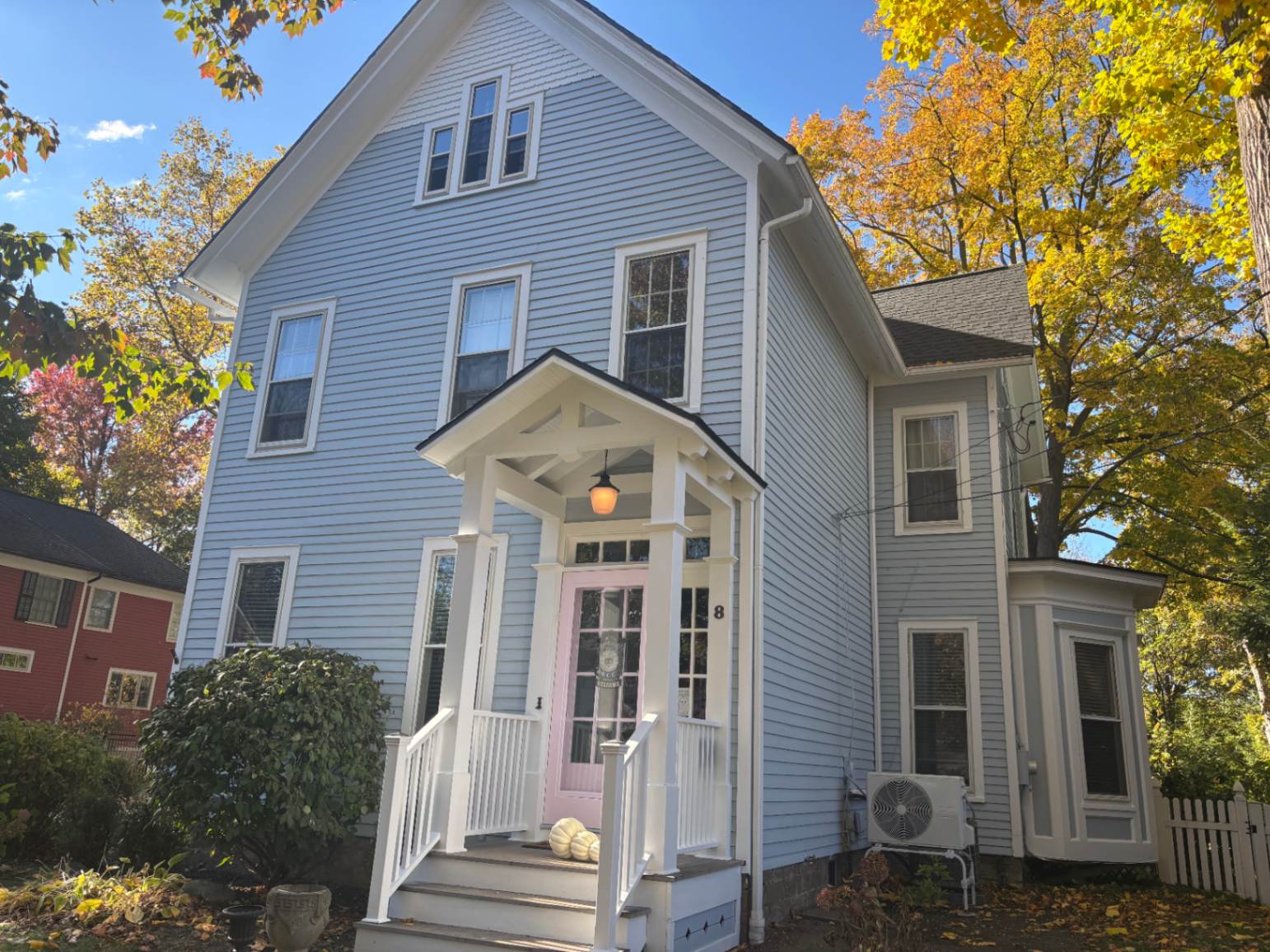 completed exterior painting project on Rochester suburb home
